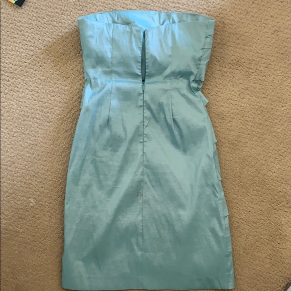 Blue strapless dress - Picture 4 of 6